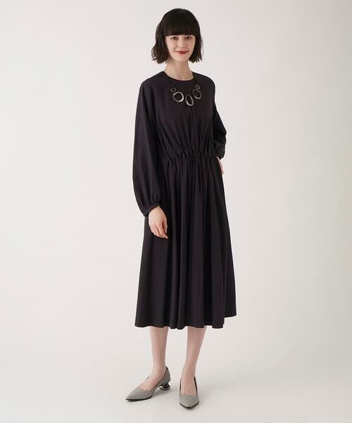 Maison de CINQ / メゾン ドゥ サンク ロング・マキシ丈ワンピース | 【小さいサイズ】ドレープワッシャーワンピース | 詳細15