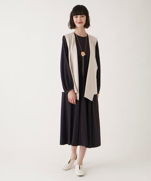 Maison de CINQ / メゾン ドゥ サンク ロング・マキシ丈ワンピース | 【小さいサイズ】ドレープワッシャーワンピース | 詳細20