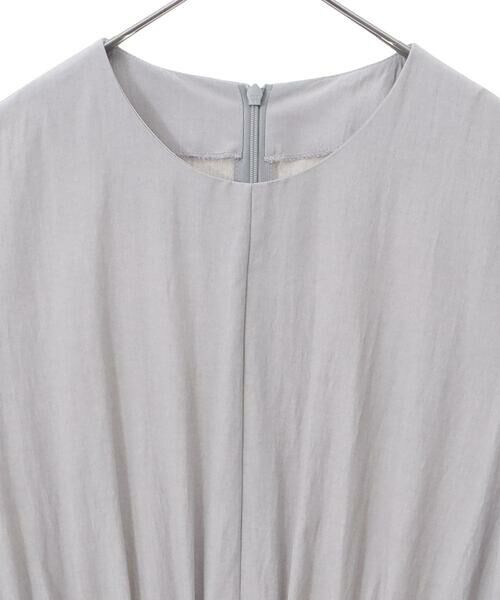 Maison de CINQ / メゾン ドゥ サンク ロング・マキシ丈ワンピース | 【小さいサイズ】ドレープワッシャーワンピース | 詳細24