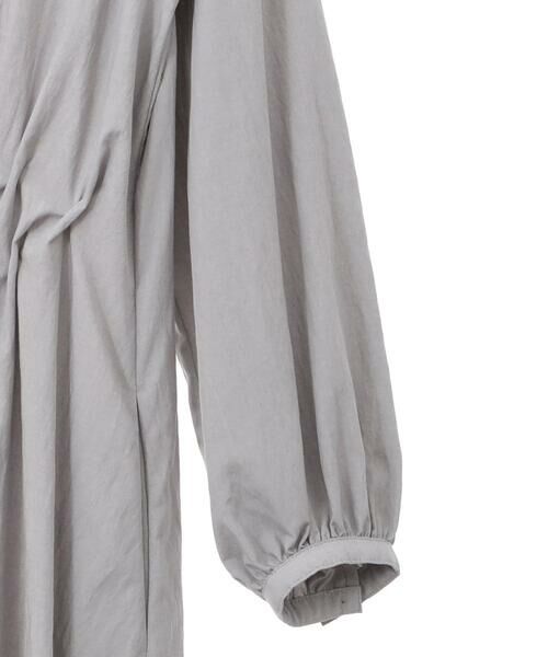 Maison de CINQ / メゾン ドゥ サンク ロング・マキシ丈ワンピース | 【小さいサイズ】ドレープワッシャーワンピース | 詳細25