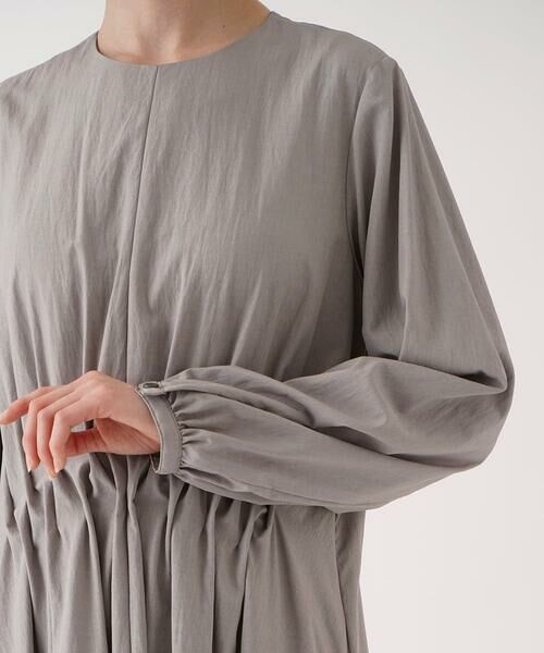 Maison de CINQ / メゾン ドゥ サンク ロング・マキシ丈ワンピース | 【小さいサイズ】ドレープワッシャーワンピース | 詳細5