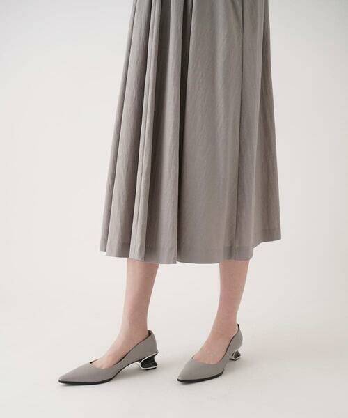 Maison de CINQ / メゾン ドゥ サンク ロング・マキシ丈ワンピース | 【小さいサイズ】ドレープワッシャーワンピース | 詳細7