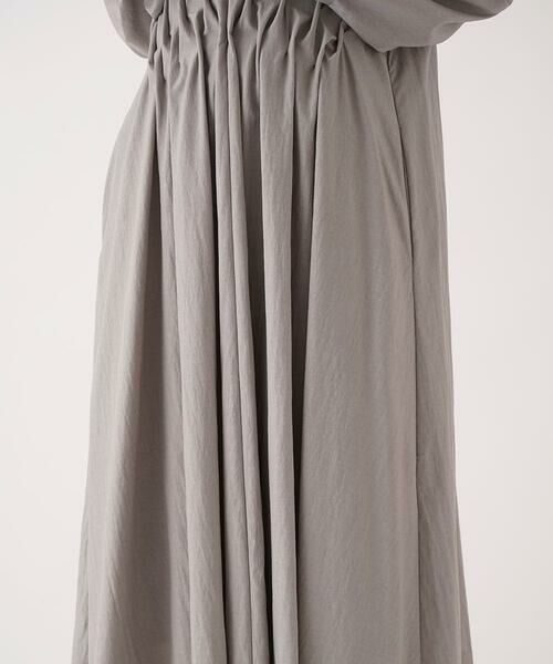 Maison de CINQ / メゾン ドゥ サンク ロング・マキシ丈ワンピース | 【小さいサイズ】ドレープワッシャーワンピース | 詳細8