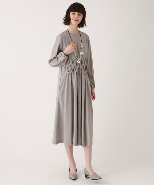 Maison de CINQ / メゾン ドゥ サンク ロング・マキシ丈ワンピース | 【小さいサイズ】ドレープワッシャーワンピース | 詳細9