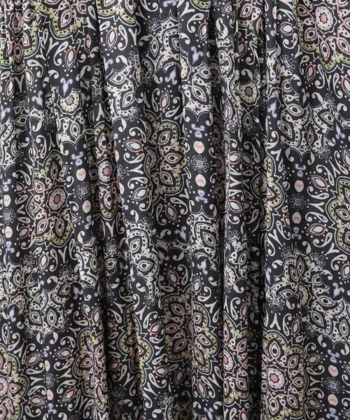 Maison de CINQ / メゾン ドゥ サンク ロング・マキシ丈ワンピース | 【小さいサイズ】ヴィンテージ風モチーフ総柄ワンピース | 詳細23