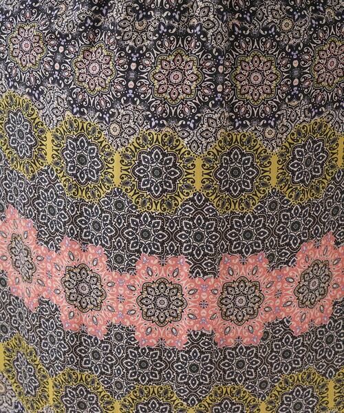 Maison de CINQ / メゾン ドゥ サンク ロング・マキシ丈ワンピース | 【小さいサイズ】ヴィンテージ風モチーフ総柄ワンピース | 詳細8