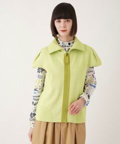 Maison de CINQ / メゾン ドゥ サンク ベスト | 【小さいサイズ】キャップスリーブニットジレ