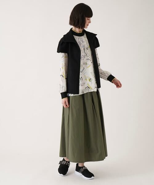 Maison de CINQ / メゾン ドゥ サンク ベスト | 【小さいサイズ】キャップスリーブニットジレ | 詳細16