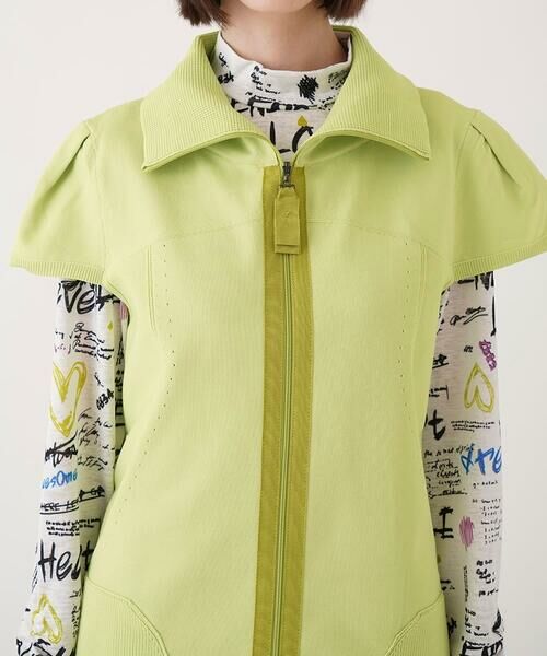 Maison de CINQ / メゾン ドゥ サンク ベスト | 【小さいサイズ】キャップスリーブニットジレ | 詳細4