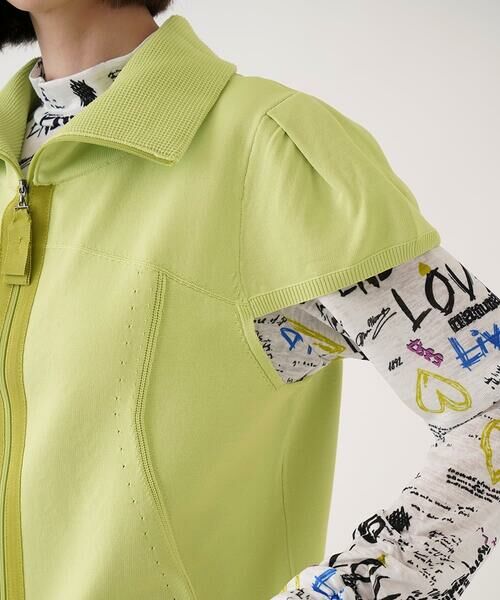 Maison de CINQ / メゾン ドゥ サンク ベスト | 【小さいサイズ】キャップスリーブニットジレ | 詳細6