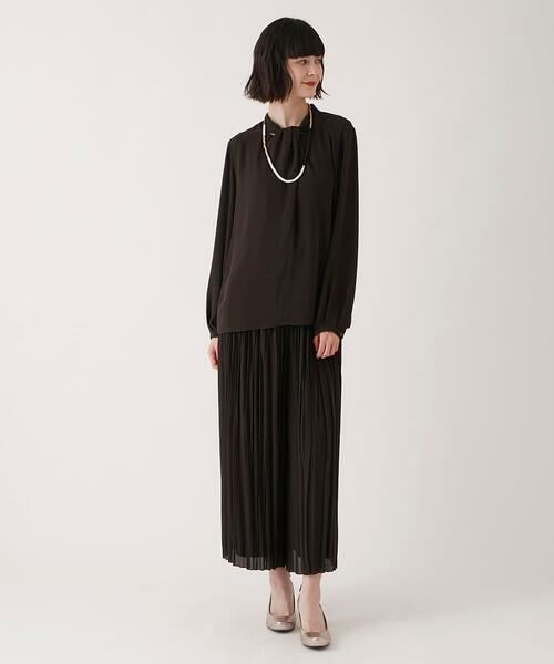 Maison de CINQ / メゾン ドゥ サンク その他パンツ | 【小さいサイズ】ジョーゼットプリーツワイドパンツ | 詳細11