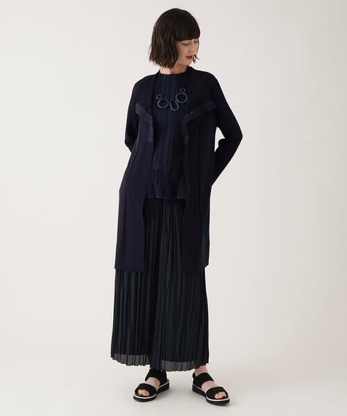 Maison de CINQ / メゾン ドゥ サンク その他パンツ | 【小さいサイズ】ジョーゼットプリーツワイドパンツ | 詳細14