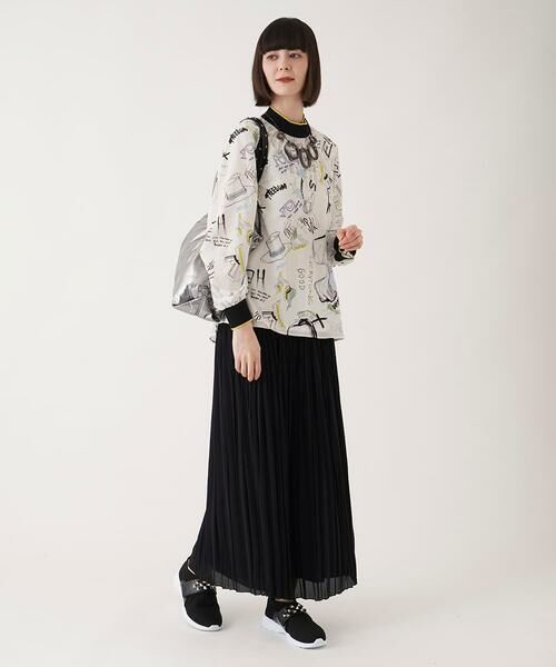 Maison de CINQ / メゾン ドゥ サンク その他パンツ | 【小さいサイズ】ジョーゼットプリーツワイドパンツ | 詳細17