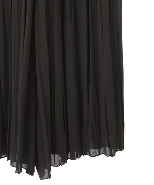 Maison de CINQ / メゾン ドゥ サンク その他パンツ | 【小さいサイズ】ジョーゼットプリーツワイドパンツ | 詳細24