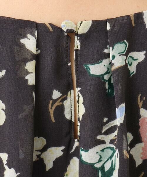 Maison de CINQ / メゾン ドゥ サンク シャツ・ブラウス | 【小さいサイズ】フレアースリーブ花柄シフォンブラウス/洗える/セットアップ対応 | 詳細6