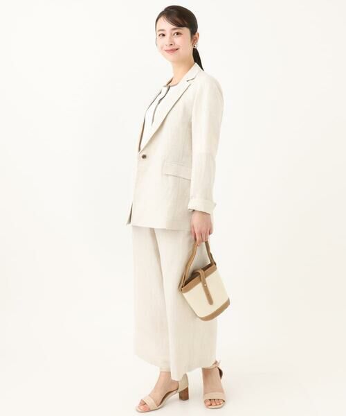 Maison de CINQ / メゾン ドゥ サンク シャツ・ブラウス | 【小さいサイズ】配色パイピングVネックブラウス/洗える | 詳細21