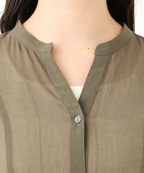 Maison de CINQ / メゾン ドゥ サンク シャツ・ブラウス | 【小さいサイズ】コットンシフォンブラウス/洗える | 詳細1