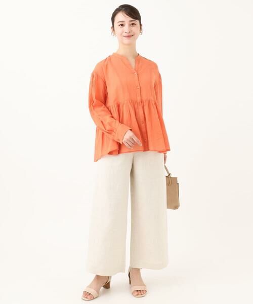 Maison de CINQ / メゾン ドゥ サンク シャツ・ブラウス | 【小さいサイズ】コットンシフォンブラウス/洗える | 詳細13
