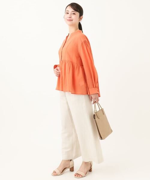 Maison de CINQ / メゾン ドゥ サンク シャツ・ブラウス | 【小さいサイズ】コットンシフォンブラウス/洗える | 詳細14