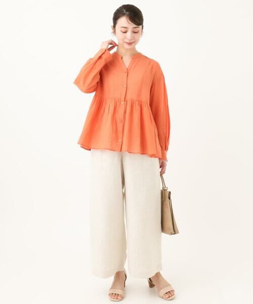 Maison de CINQ / メゾン ドゥ サンク シャツ・ブラウス | 【小さいサイズ】コットンシフォンブラウス/洗える | 詳細15