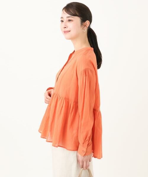 Maison de CINQ / メゾン ドゥ サンク シャツ・ブラウス | 【小さいサイズ】コットンシフォンブラウス/洗える | 詳細19