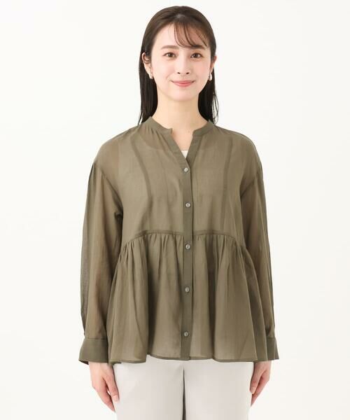 Maison de CINQ / メゾン ドゥ サンク シャツ・ブラウス | 【小さいサイズ】コットンシフォンブラウス/洗える | 詳細23