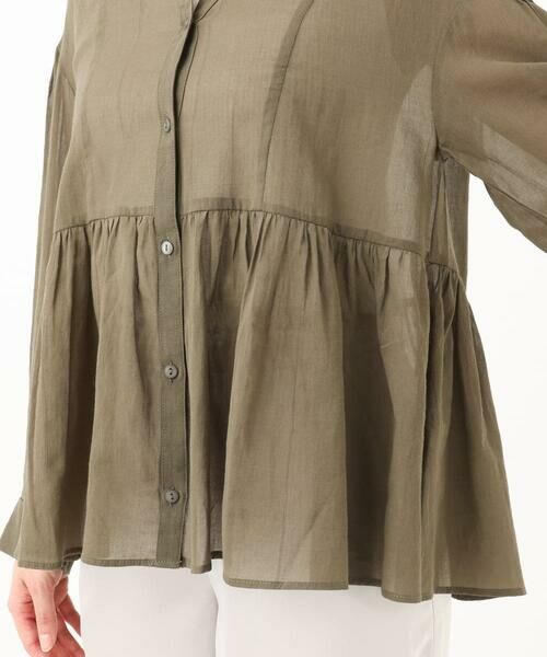 Maison de CINQ / メゾン ドゥ サンク シャツ・ブラウス | 【小さいサイズ】コットンシフォンブラウス/洗える | 詳細3