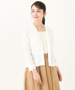 Maison de CINQ / メゾン ドゥ サンク カーディガン・ボレロ | 【小さいサイズ】ショート丈カーディガン/接触冷感/UVカット/洗える