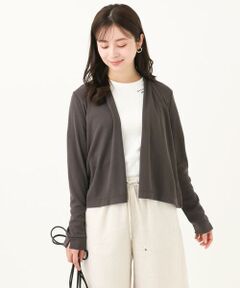 Maison de CINQ / メゾン ドゥ サンク カーディガン・ボレロ | 【小さいサイズ】ショート丈カーディガン/接触冷感/UVカット/洗える