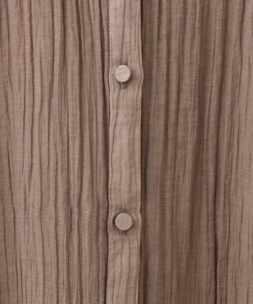 Maison de CINQ / メゾン ドゥ サンク ロング・マキシ丈ワンピース | 【小さいサイズ】ソフト楊柳ティアードワンピース/洗える | 詳細1