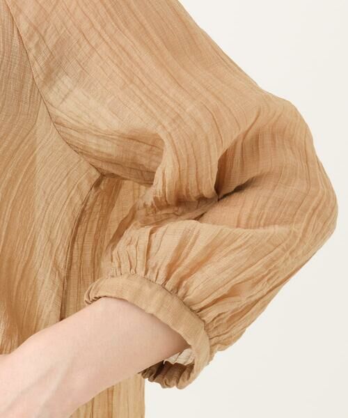 Maison de CINQ / メゾン ドゥ サンク ロング・マキシ丈ワンピース | 【小さいサイズ】ソフト楊柳ティアードワンピース/洗える | 詳細21