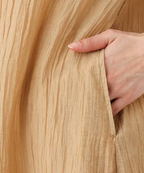 Maison de CINQ / メゾン ドゥ サンク ロング・マキシ丈ワンピース | 【小さいサイズ】ソフト楊柳ティアードワンピース/洗える | 詳細22