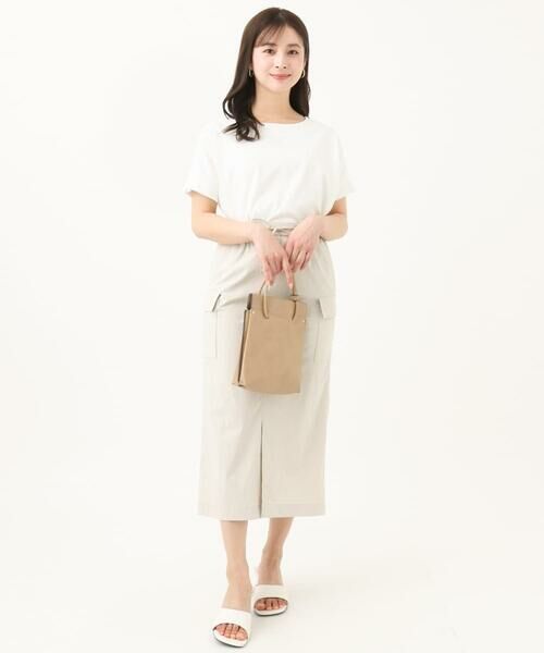 Maison de CINQ / メゾン ドゥ サンク ロング・マキシ丈スカート | 【小さいサイズ】ドライタッチカーゴデザインスカート/撥水/洗濯機で洗える | 詳細18