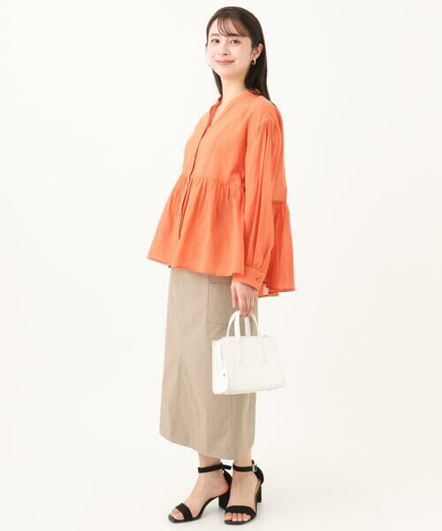 Maison de CINQ / メゾン ドゥ サンク ロング・マキシ丈スカート | 【小さいサイズ】ドライタッチカーゴデザインスカート/撥水/洗濯機で洗える | 詳細23