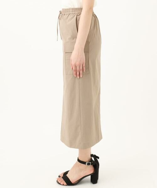 Maison de CINQ / メゾン ドゥ サンク ロング・マキシ丈スカート | 【小さいサイズ】ドライタッチカーゴデザインスカート/撥水/洗濯機で洗える | 詳細4