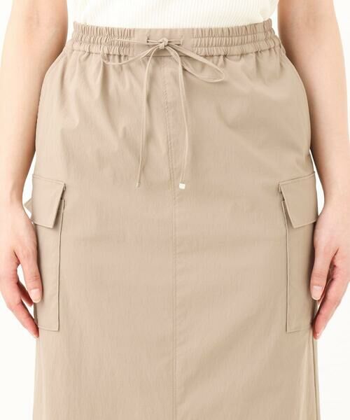 Maison de CINQ / メゾン ドゥ サンク ロング・マキシ丈スカート | 【小さいサイズ】ドライタッチカーゴデザインスカート/撥水/洗濯機で洗える | 詳細6