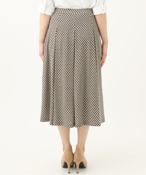 Maison de CINQ / メゾン ドゥ サンク ロング・マキシ丈スカート | 【小さいサイズ】幾何柄ジャージータックスカート/洗える/セットアップ対応 | 詳細5