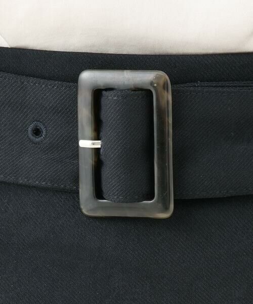 Maison de CINQ / メゾン ドゥ サンク ロング・マキシ丈スカート | 【小さいサイズ】ベルト付きタックプリーツスカート/洗える | 詳細12