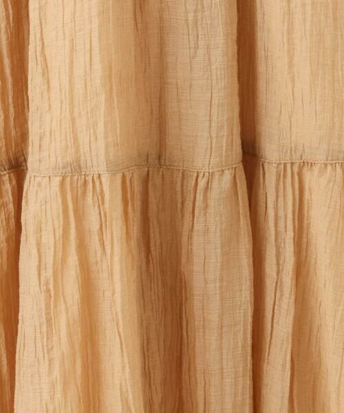 Maison de CINQ / メゾン ドゥ サンク ロング・マキシ丈スカート | 【小さいサイズ】ソフト楊柳ティアードスカート/洗える | 詳細9