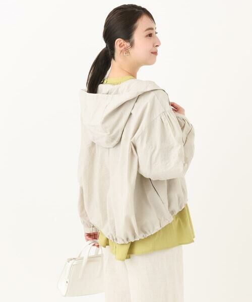 Maison de CINQ / メゾン ドゥ サンク その他アウター | 【小さいサイズ】フーデットライトブルゾン/洗える | 詳細1