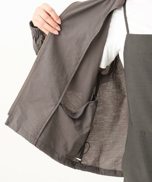 Maison de CINQ / メゾン ドゥ サンク その他アウター | 【小さいサイズ】フーデットライトブルゾン/洗える | 詳細15