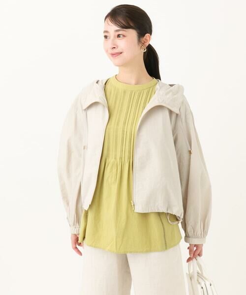 Maison de CINQ / メゾン ドゥ サンク その他アウター | 【小さいサイズ】フーデットライトブルゾン/洗える | 詳細2