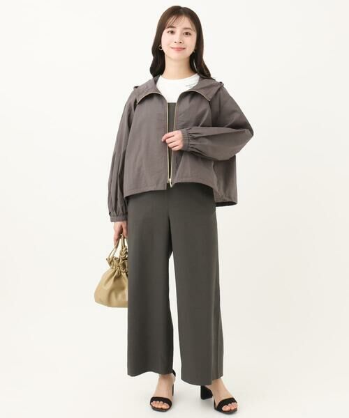 Maison de CINQ / メゾン ドゥ サンク その他アウター | 【小さいサイズ】フーデットライトブルゾン/洗える | 詳細25