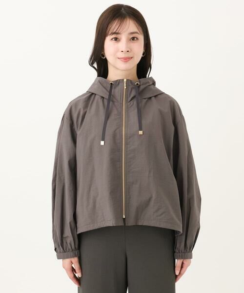 Maison de CINQ / メゾン ドゥ サンク その他アウター | 【小さいサイズ】フーデットライトブルゾン/洗える | 詳細5