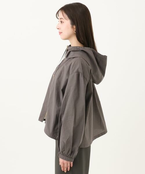 Maison de CINQ / メゾン ドゥ サンク その他アウター | 【小さいサイズ】フーデットライトブルゾン/洗える | 詳細6