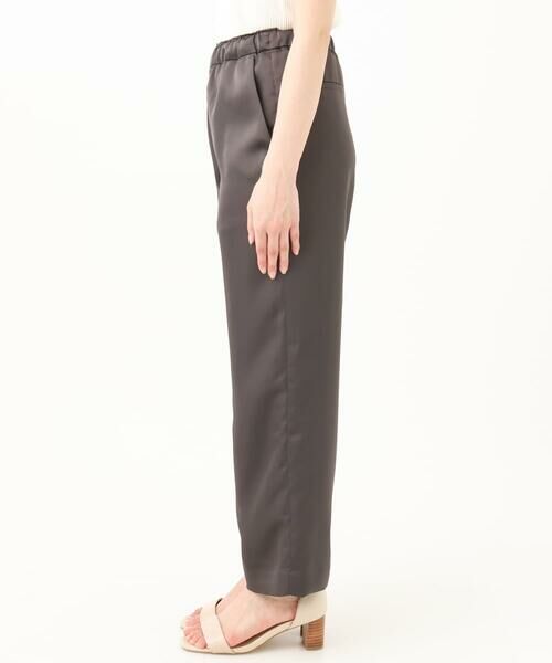 Maison de CINQ / メゾン ドゥ サンク チノ・ワークパンツ | 【小さいサイズ】リラックスサテンテーパードパンツ/洗える | 詳細18