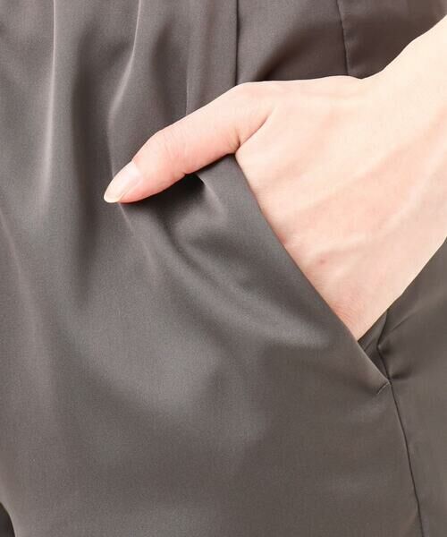 Maison de CINQ / メゾン ドゥ サンク チノ・ワークパンツ | 【小さいサイズ】リラックスサテンテーパードパンツ/洗える | 詳細22
