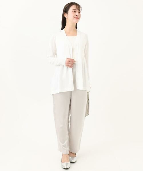 Maison de CINQ / メゾン ドゥ サンク チノ・ワークパンツ | 【小さいサイズ】リラックスサテンテーパードパンツ/洗える | 詳細4