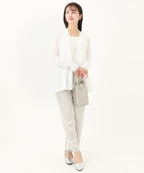 Maison de CINQ / メゾン ドゥ サンク チノ・ワークパンツ | 【小さいサイズ】リラックスサテンテーパードパンツ/洗える | 詳細5