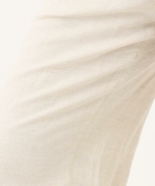 Maison de CINQ / メゾン ドゥ サンク チノ・ワークパンツ | 【小さいサイズ】リネン混イージーワイドパンツ/洗える/セットアップ対応 | 詳細11